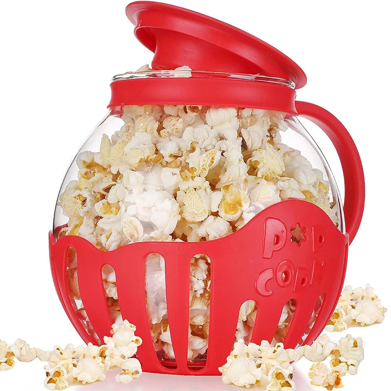 Magnetron glazen popcorn popper