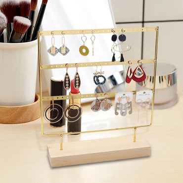 3-laags oorbellen- en sieradendisplay-organizer