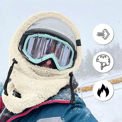 Ski -masker met Sherpa Hood