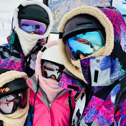 Ski -masker met Sherpa Hood