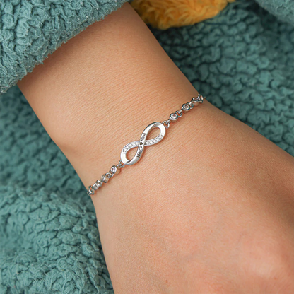 Infinite bracelet Armband mit Gravur