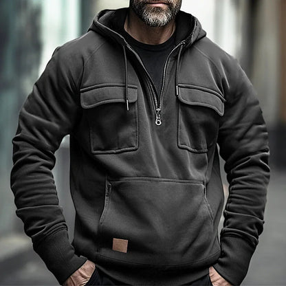 Robuuste outdoorhoodie