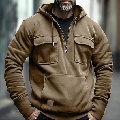 Robuuste outdoorhoodie