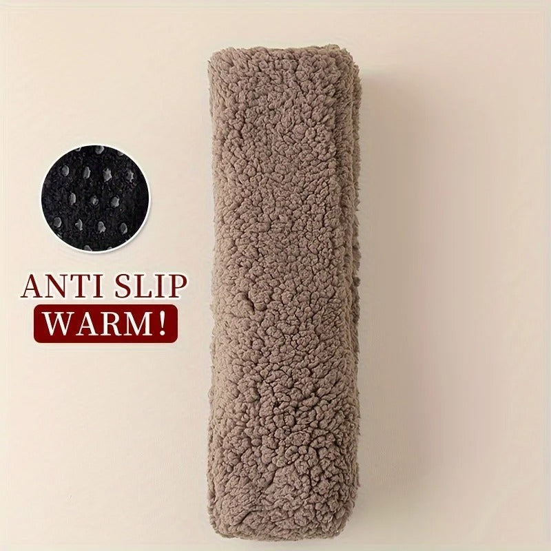 Antislip warme fleece huissokken