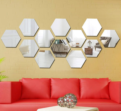 Mirror Wall Sticker 12 stcs