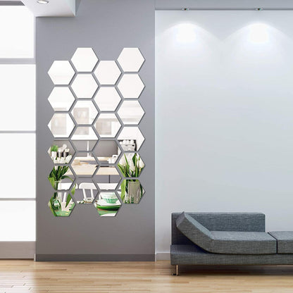 Mirror Wall Sticker 12 stcs