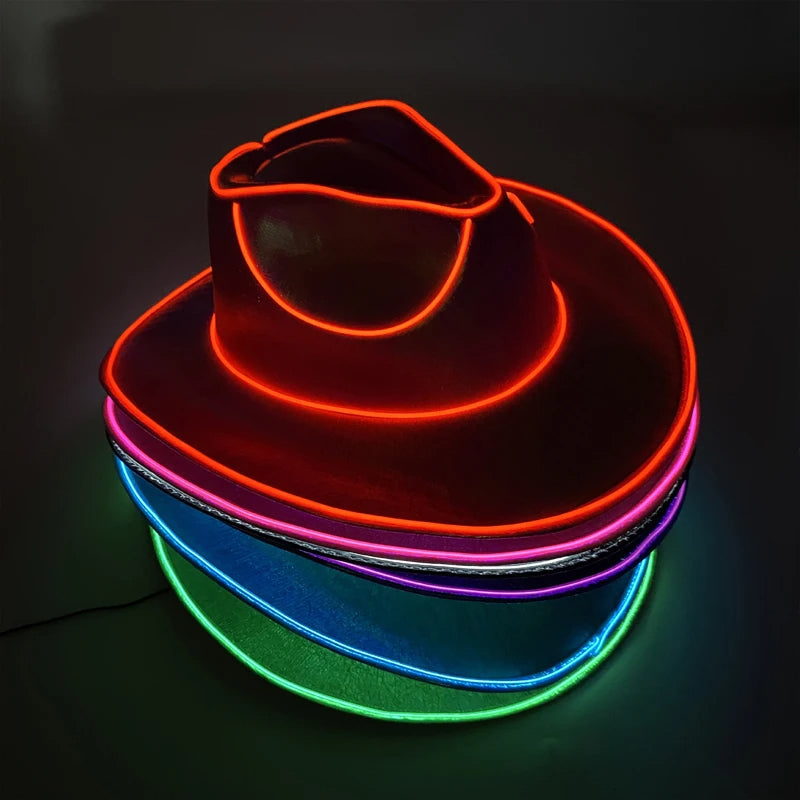 LED-cowboyhoed | Carnaval kostuum