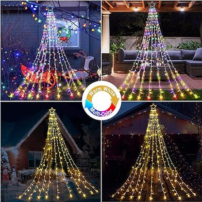 Veelkleurige LED-kerstbomen