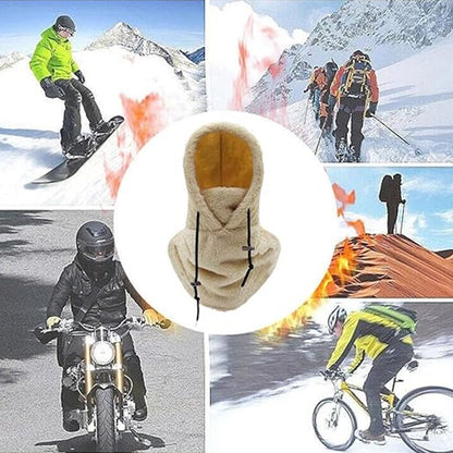 Ski -masker met Sherpa Hood