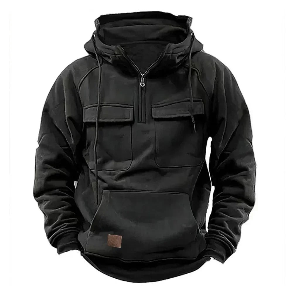 Robuuste outdoorhoodie