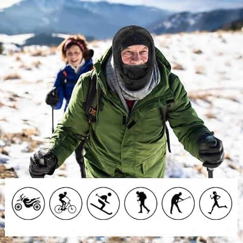 Ski -masker met Sherpa Hood