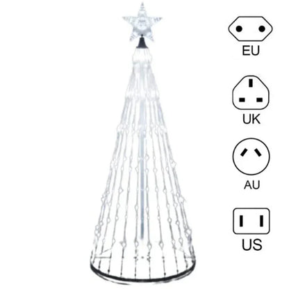 Veelkleurige LED-kerstbomen