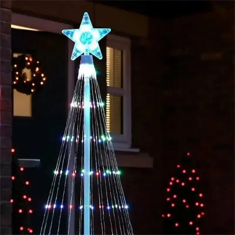 Veelkleurige LED-kerstbomen