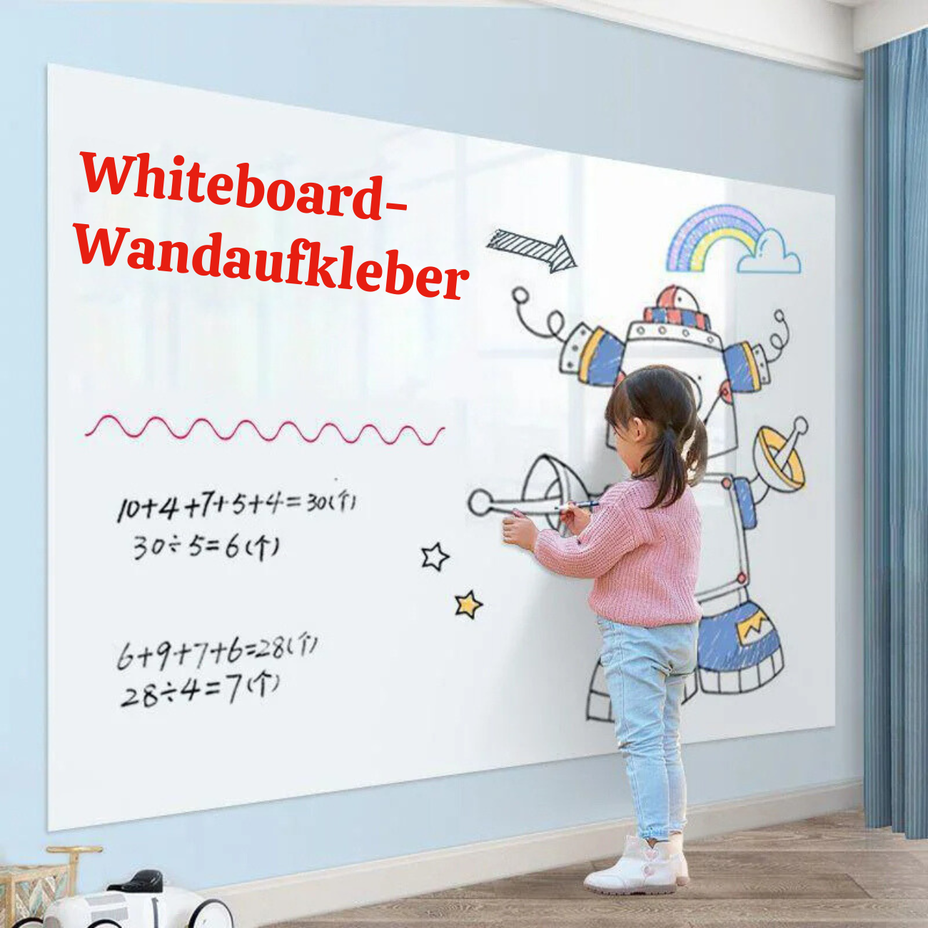 Whiteboard-muurstickers