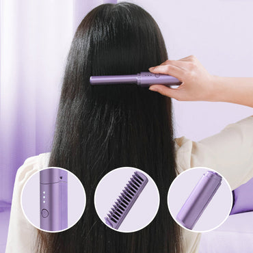 2-in-1 elektrische haarstylingkam