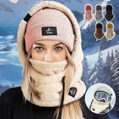 Ski -masker met Sherpa Hood