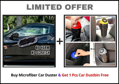 Dustwiz | MicroFiber Auto Staubwedel (1 gratis auto -afvalbak)