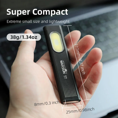 Keyring torch Tragbare USB-C LED Schlüsselanhänger Taschenlampe