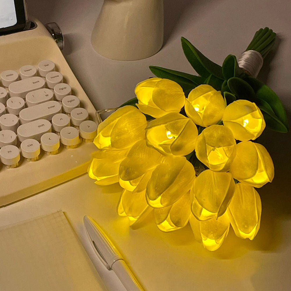 Floralluminate LED-tulpenboeket