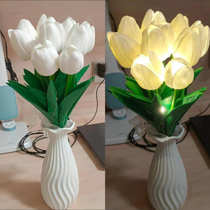 Floralluminate LED-tulpenboeket