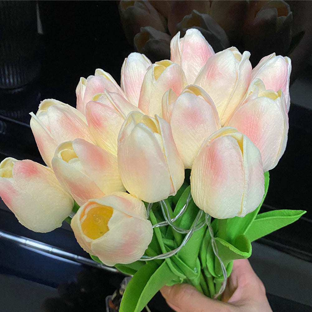 Floralluminate LED-tulpenboeket