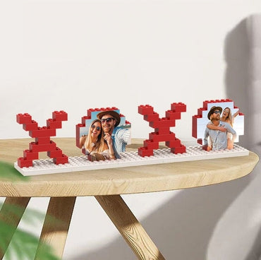 Giftofloves | Gepersonaliseerde steenpuzzels Fotoblokcadeaus voor geliefden