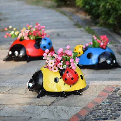 Mary Beetle Flower Pot