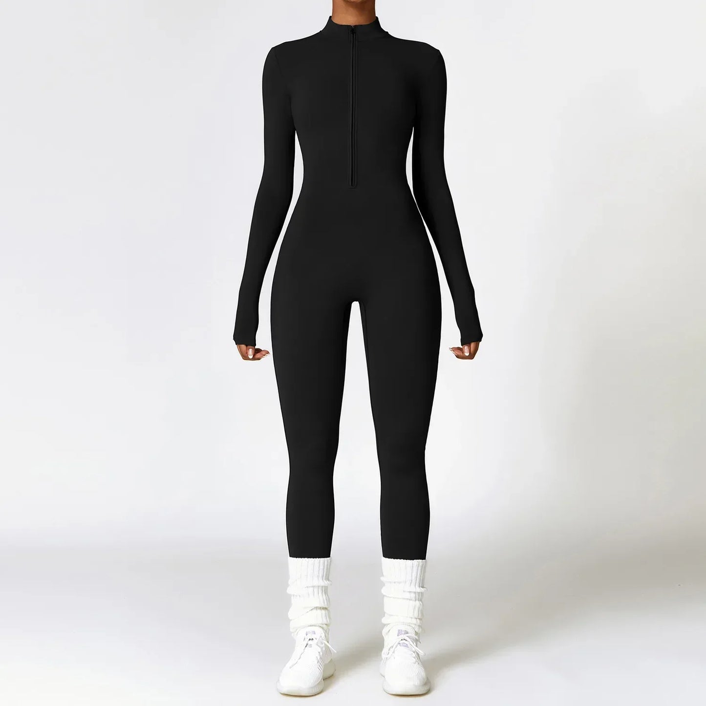 Fitness-winterjumpsuit voor dames