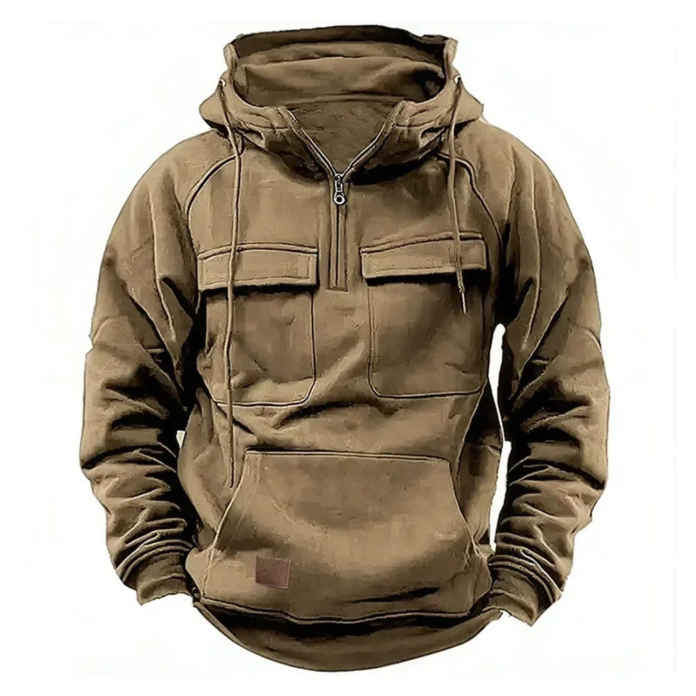 Robuuste outdoorhoodie