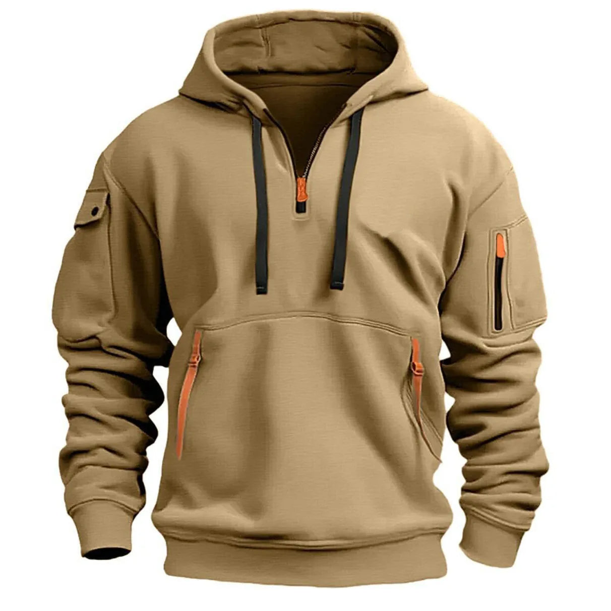 Fleecehoodie voor heren