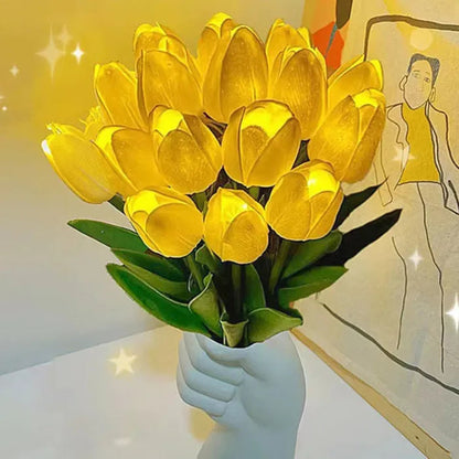 Floralluminate LED-tulpenboeket