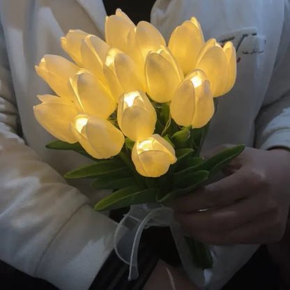 Floralluminate LED-tulpenboeket