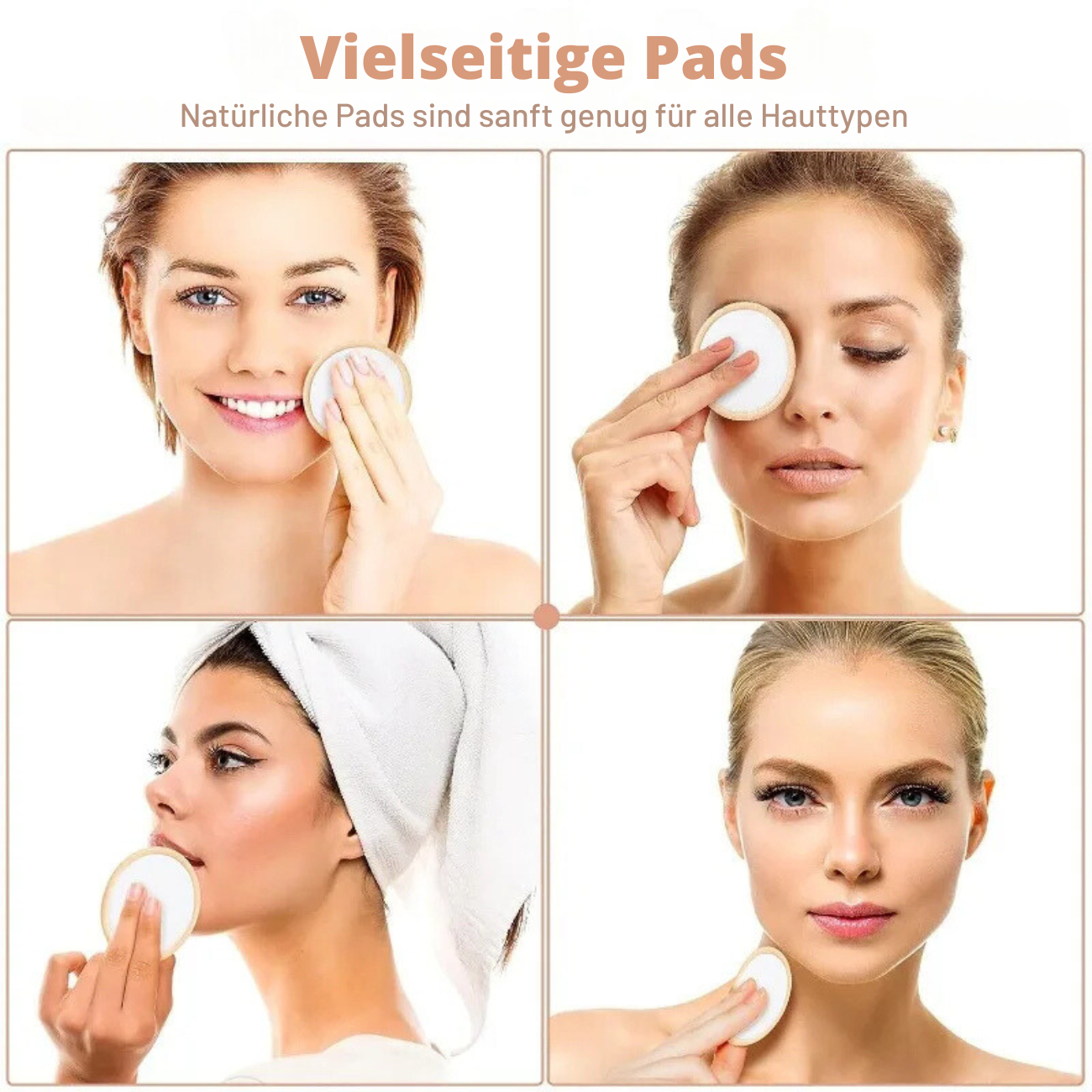 10 set herbruikbare make-up remover-pads