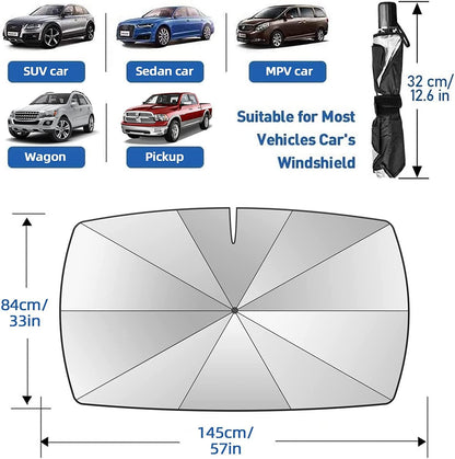 Opvouwbare auto zonneklep