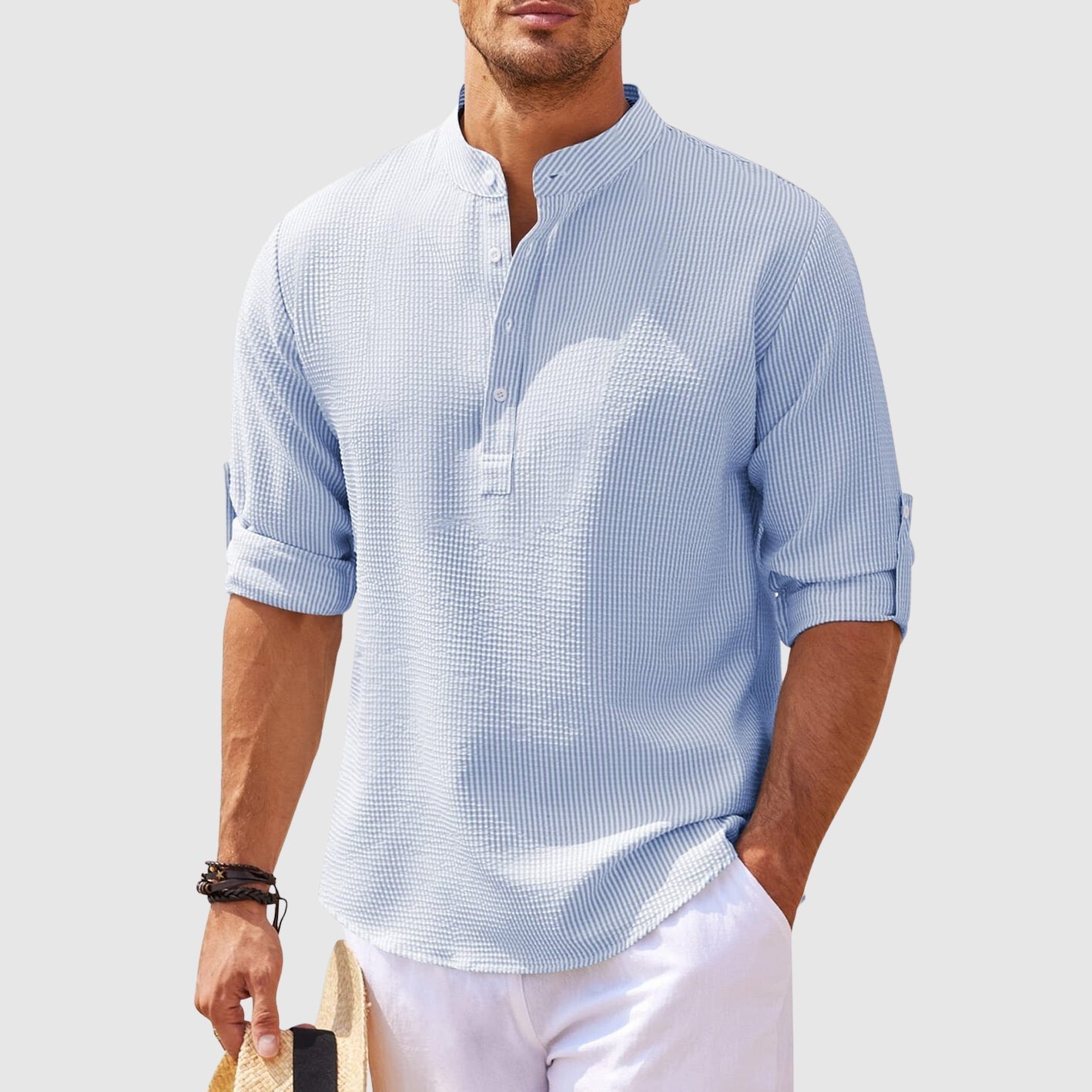 Henley linnen shirt