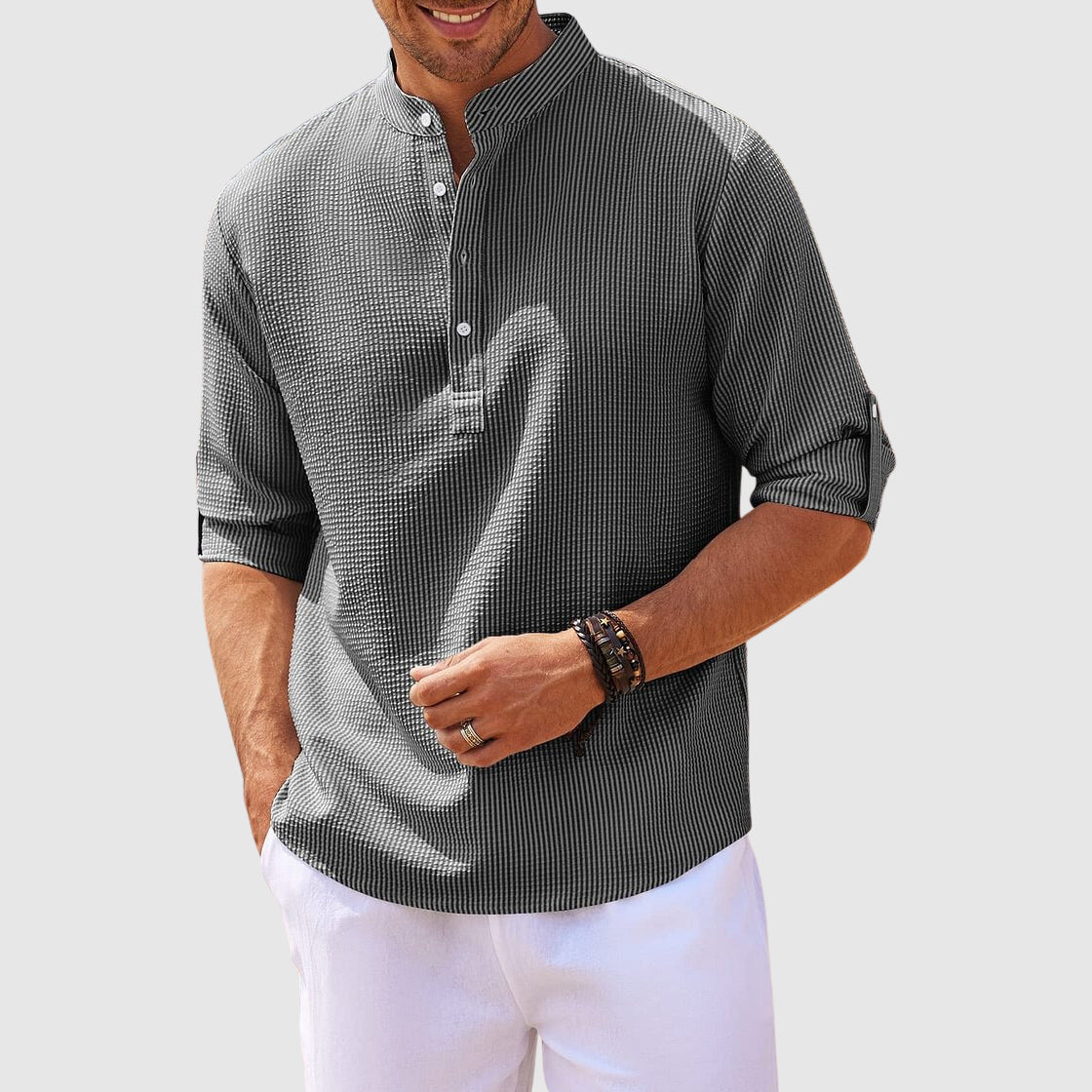 Henley linnen shirt