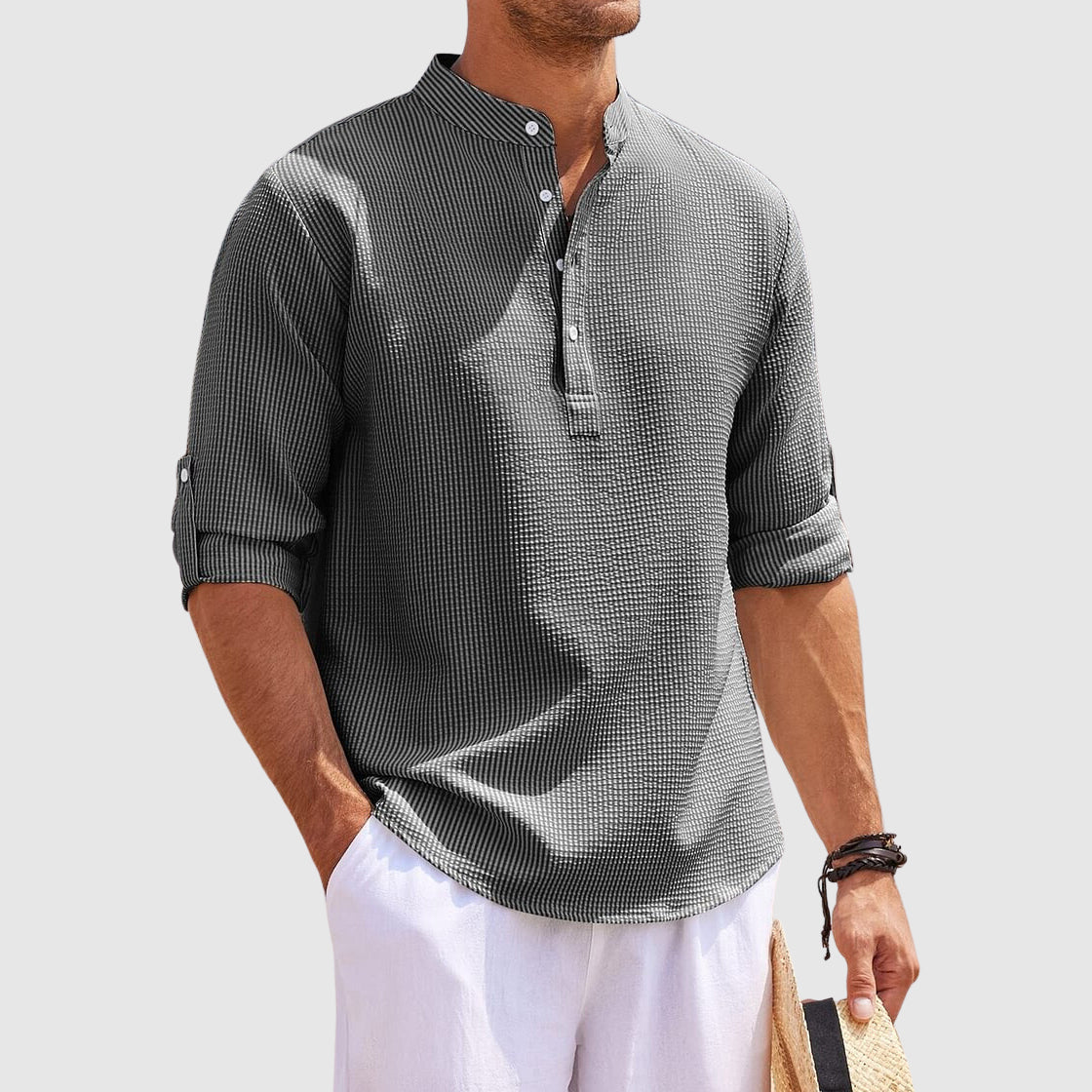 Henley linnen shirt