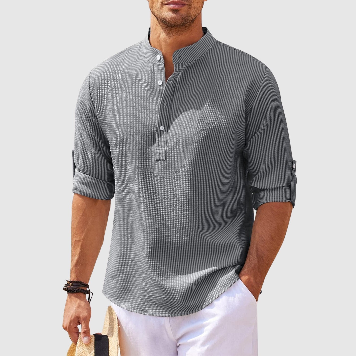 Henley linnen shirt