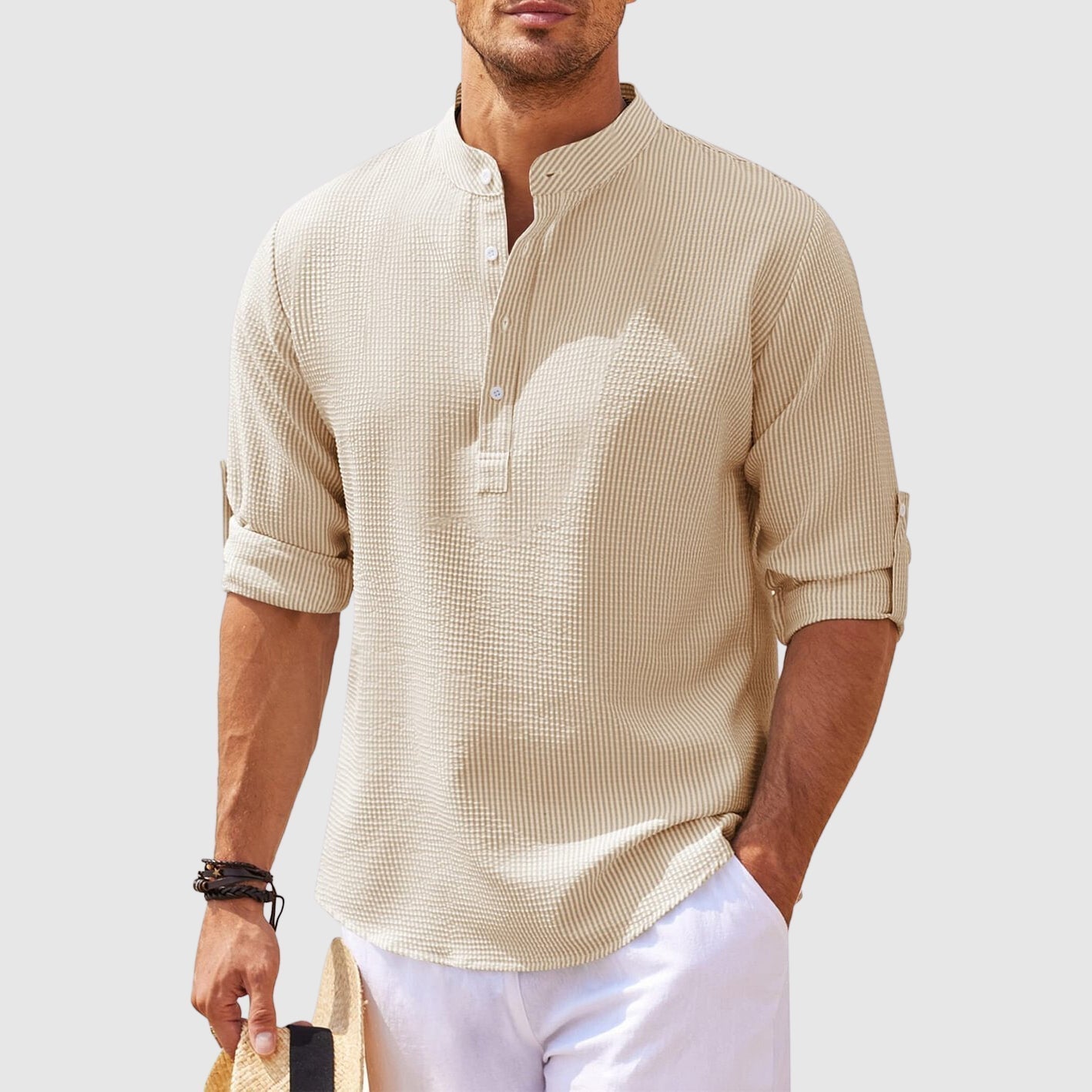 Henley linnen shirt