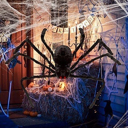 Zwarte spin Halloween decoratie