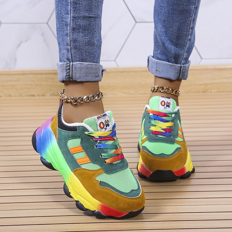 Regenboog dames sneakers