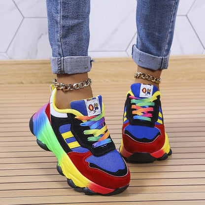 Regenboog dames sneakers